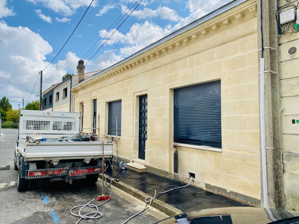 Nos réalisations ravalement sablage façade pierre de taille bègles